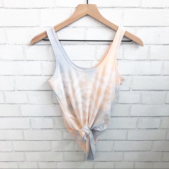 SIMPLYSTEFX Tops - NWOT- TIE DYE Pastel Blue and Orange Tank Top